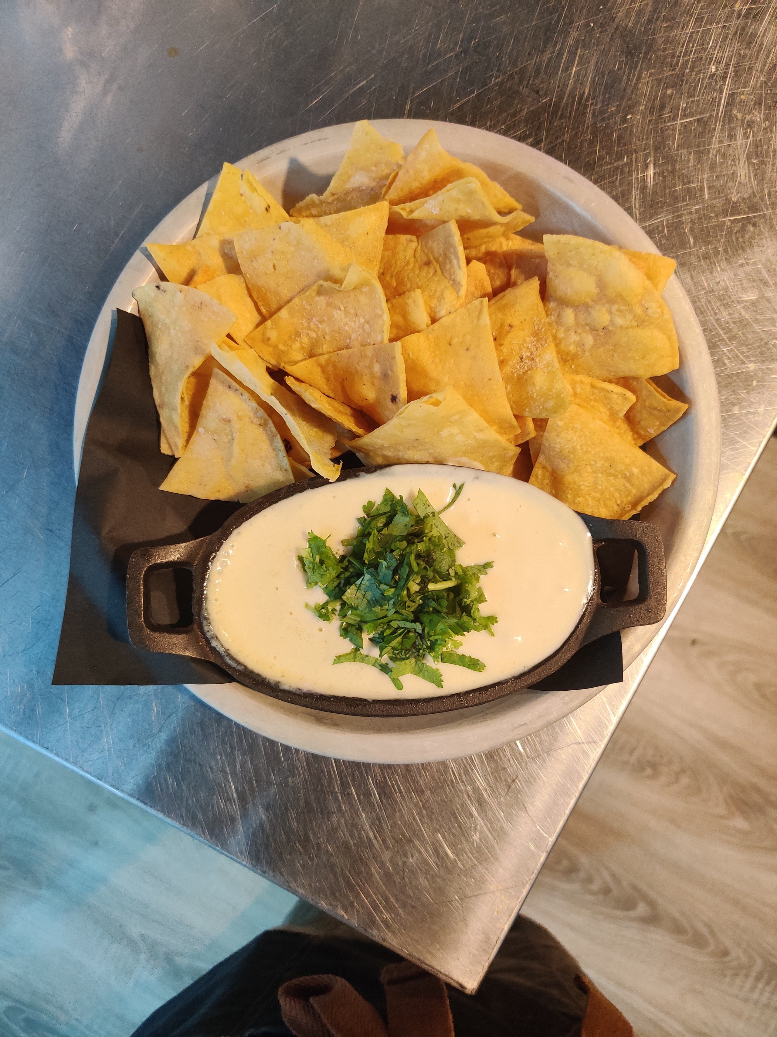 Queso Fundido & Chips Taqueria El Norte